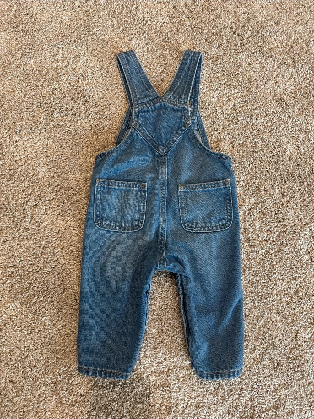 Old Navy Baby Denim Overalls 6-12 Months